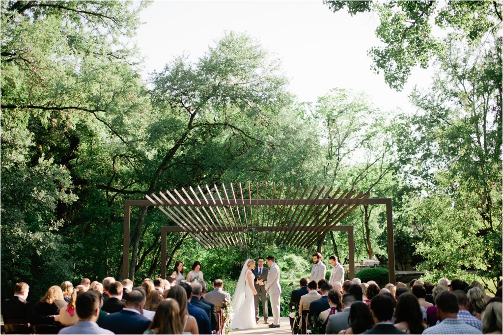 Monica Justin Umlauf Sculpture Garden Wedding Austin Texas