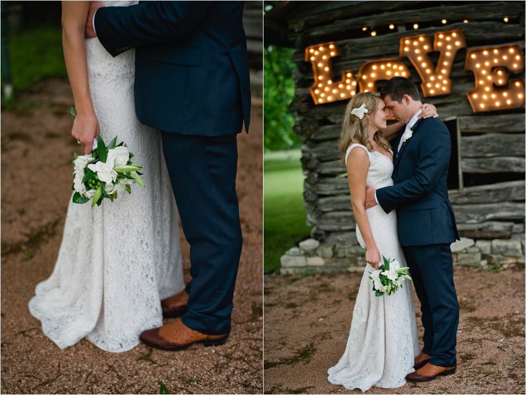 Carly and Kent Austin Wedding Pecan Spring Ranch classic gardenia rainy day sparklers lace_0043
