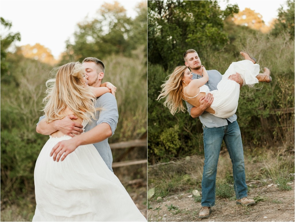 michele-and-jeff-engagement-session-photos-austin-texas-outdoor-sunset-cowboy-boots-lace-dress-fun-romantic-natural-sweet-fun_0024